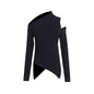 Women's Autumn Elegant Comfort Casual Diagonal Collar Sweaters