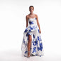 Women's Tube Printing Backless Waist Trimming Bottoming Tops