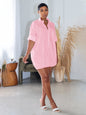 Women's Autumn Solid Color Buttons Loose Shirt Clothing