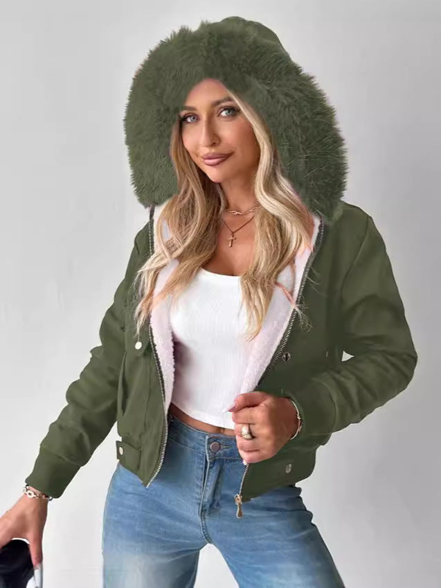 Classy Innovative Casual Thickened Plush Lining Jackets