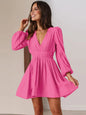 Women's Autumn Dress Pleated Ruffled French Dresses