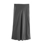 Women's Summer French Fashion Silk Satin Texture Skirts