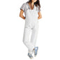 Women's Fashion Casual Loose Denim Suspender Trousers Jeans