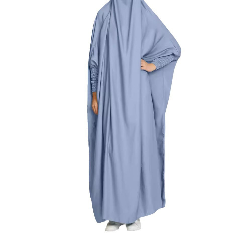 Turkish Solid Color Loose Large Robe Dresses