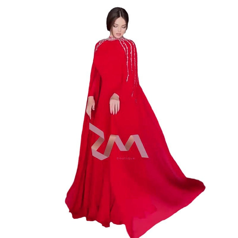 Women's Autumn Light Luxury Fashion Rhinestone Dress Dresses