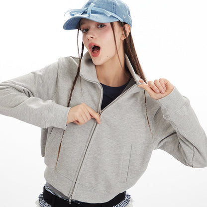 Women's American Hot Stand Collar Shoulder Coats