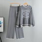 Women's Two-piece Autumn Fashion Casual Loose Simple Suits