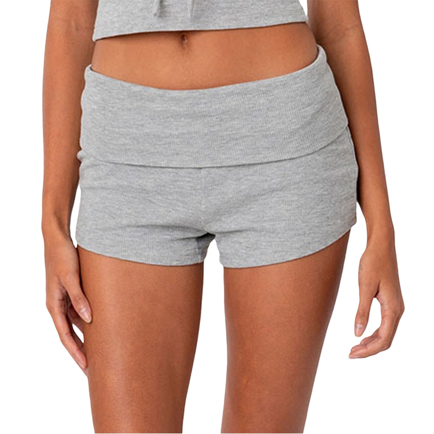 Women's Striped Style Basic Tight Low Bottoming Shorts