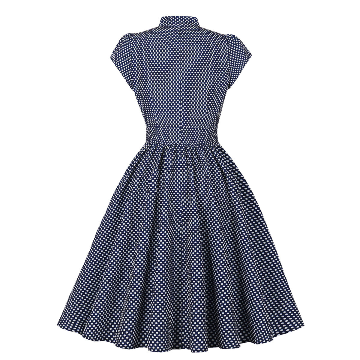 Women's Dots Single Row Button Sleeve High Shorts