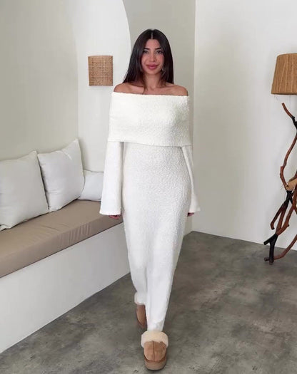 Autumn Sexy Soft Temperament Long Sleeve Dresses