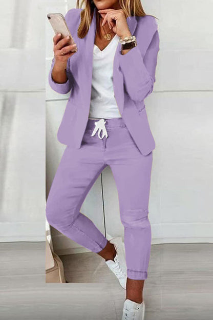 Women's Classic Trendy Casual Fashion Set Suits