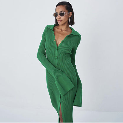 Women's Autumn Fashion Wear Long Sleeve Flared Sweaters