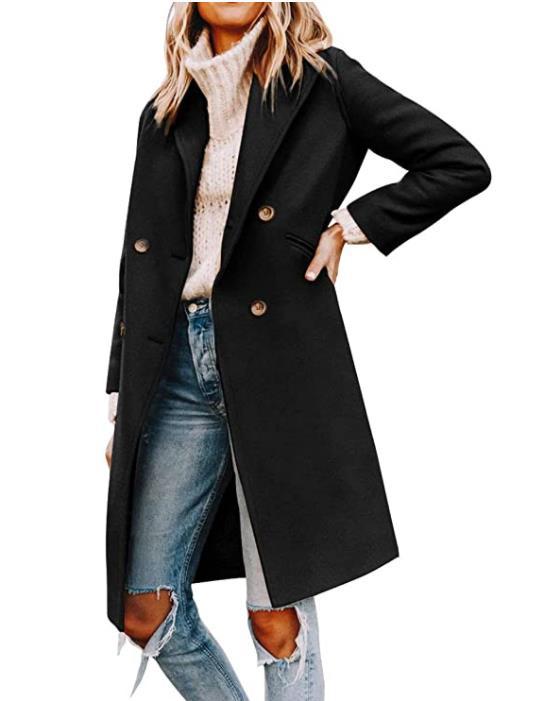 Women's Attractive New Innovative Woolen Mid-length Coats