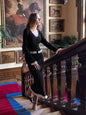 Women's French Elegant Ruffled Skinny Knit Two-piece Suits
