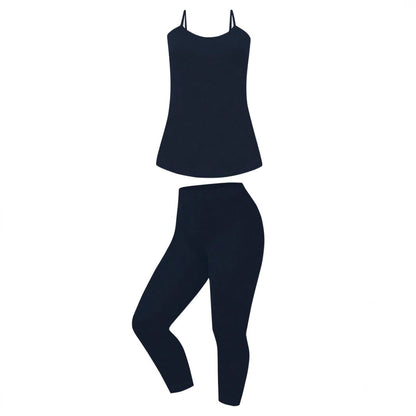 Suspenders Casual Set Fat Loose Solid Suits