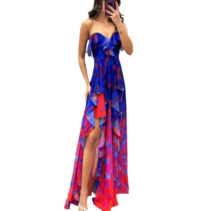 Women's Party Mesh Tube Dress Casual Fashion Dresses