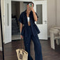 Women's Summer Fashion Casual Set Overalls Style Suits