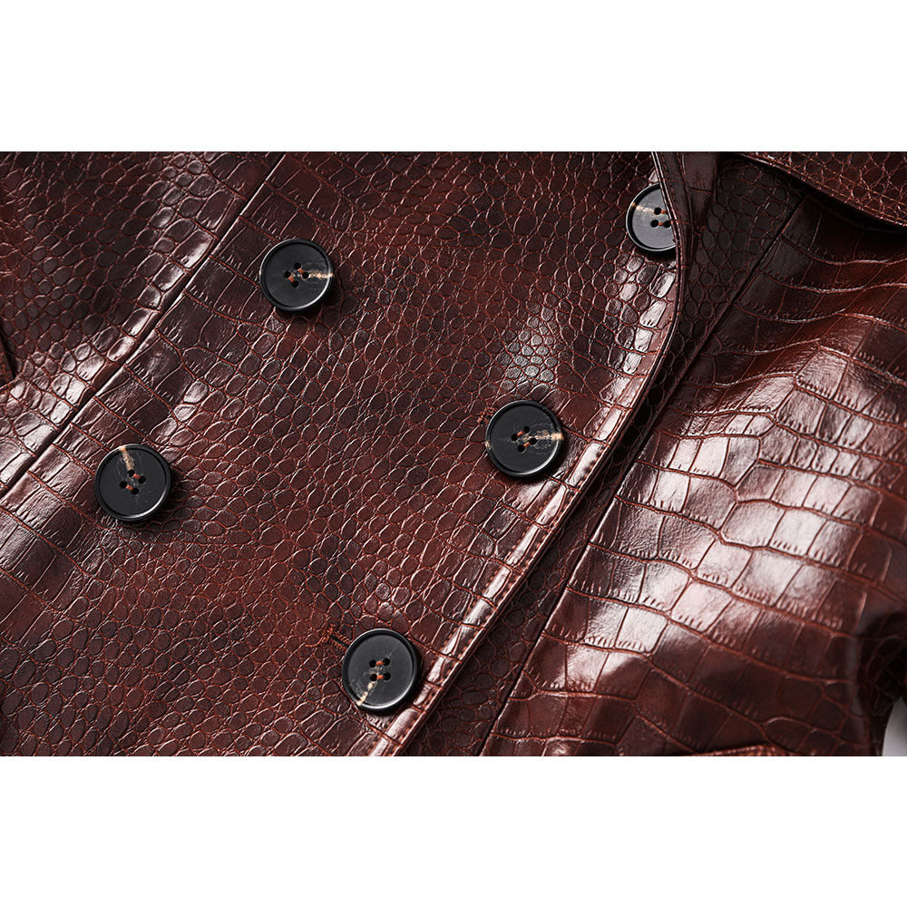 Leather Extended Elegant Fur Hot Trench Coats