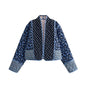 Women's Street Fashion Two-sided Wear Printed Coats