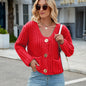 Women's Solid Color Thick Needle Loose Soft Glutinous Sweaters