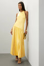 Women's Summer Fashion Casual Pleated Cloth Halter Dresses
