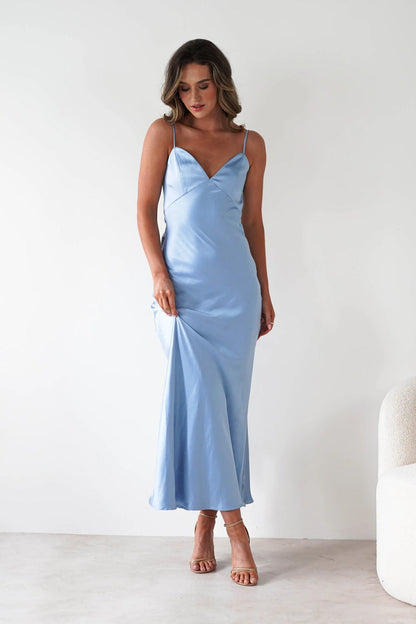 New Dress Strap Satin Fashion Backless Dresses