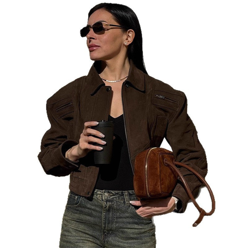 Women's American Retro Personality Street Work Clothes Clothing