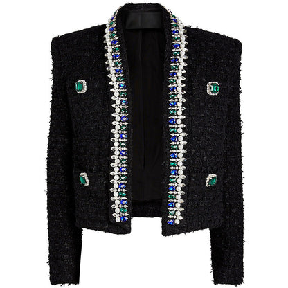 High Quality Lady Temperamental Commuter Black Advanced Coats