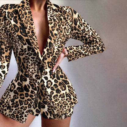 Women's Fashion Temperament Commute Casual Two-piece Set Suits