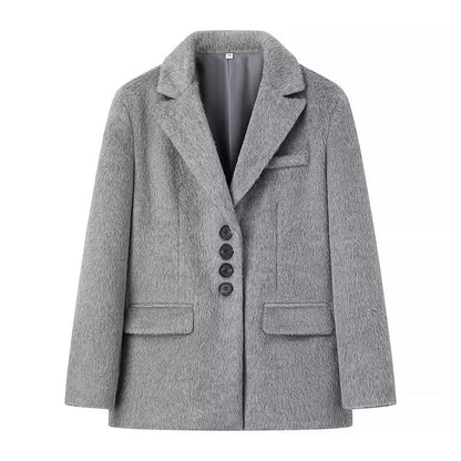 Women's Durable Fashion Loose Long Wool Coats