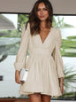 Women's Autumn Dress Pleated Ruffled French Dresses
