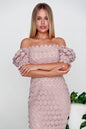Commuter Midi Dress Three-color Solid Color Dresses