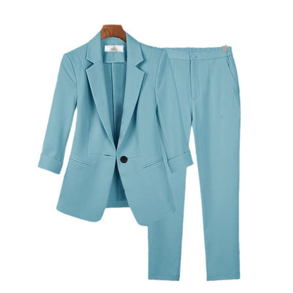 Women's Business Simple Solid Color Large Temperament Suits
