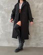 Women's Mid-length Commuter Woolen Versatile Loose Long Coats