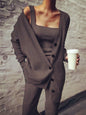 Women's Glamorous New Knitted Three-piece For Suits