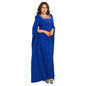 Women's Fashion Wear Back Slit Cape Sleeve Dresses