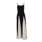 Women's Low-cut Contrast Color Dress Temperament Camisole Dresses