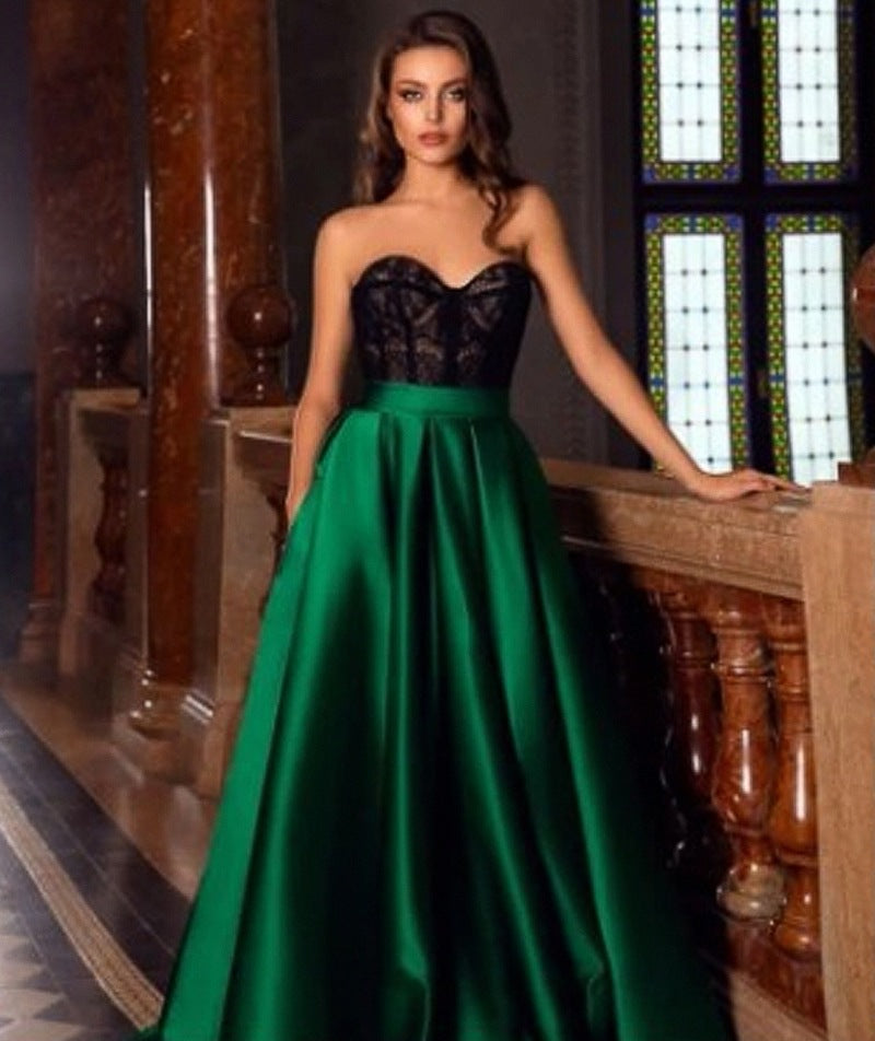 Women's Lace Chest Wrap Sexy Dress Wedding Dresses