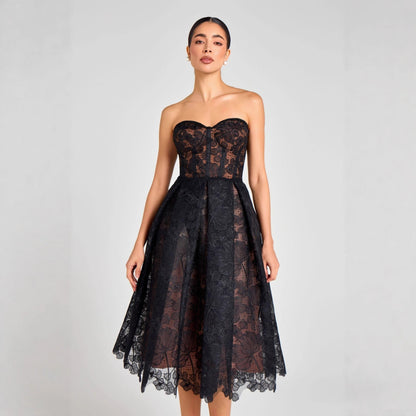 Women's Summer Dinner Dress Tight Strapless Sexy Dresses
