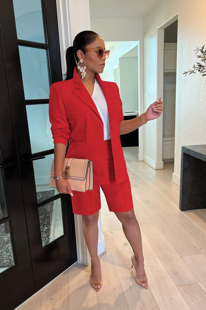 Women's Cool Fashion Two-piece Set Leisure Suits