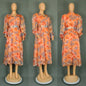 Women's Large Printed Long Dress Independent Fashion Dresses