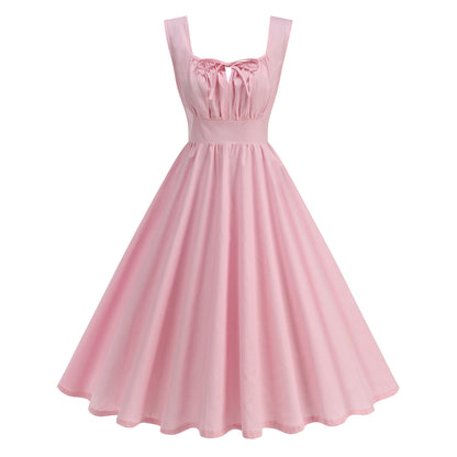 Women's Sleeveless Dress Low-cut Large Plate Autumn Dresses
