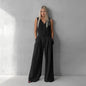 Simple Stylish Casual Sleeveless Solid Color Suits