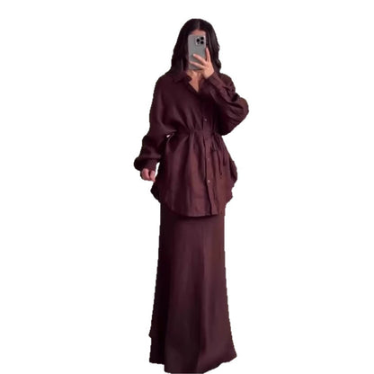 Women's Autumn Retro Fashion Elegant Long Sleeve Dresses
