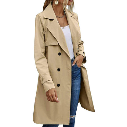 Women's Elegant Thin Trench Loose Casual Clothing