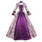 Retro Long Sleeve Dress Printed Elegant Dresses