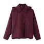 Women's Fashion Casual Style Hooded Trench Coats