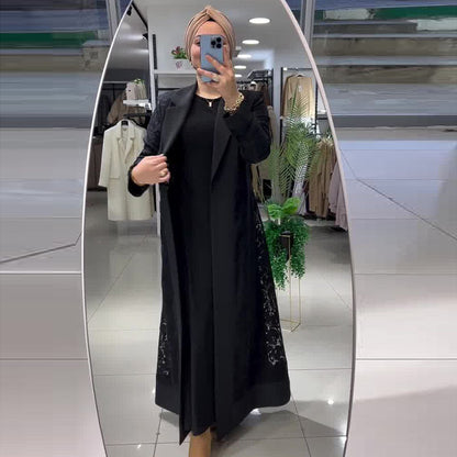 Designer Model Dignified Hollow Fashion Casual Coats
