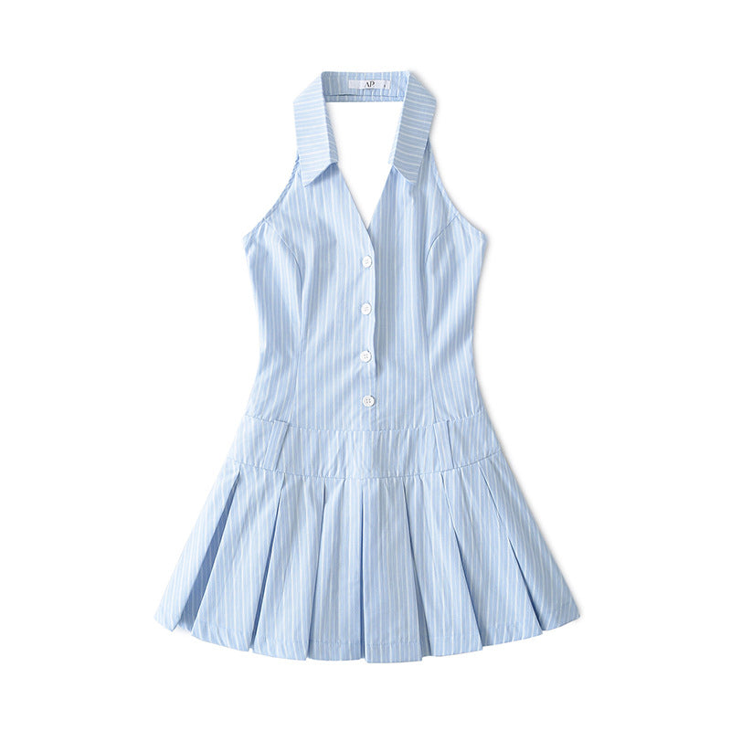 Women's Summer Sexy Slim Fit Backless Sleeveless Dresses