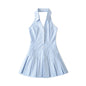 Women's Summer Sexy Slim Fit Backless Sleeveless Dresses